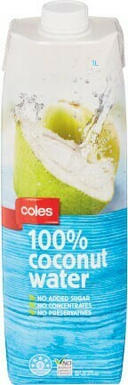 Coles Coles Coconut Water 1 Litre offer