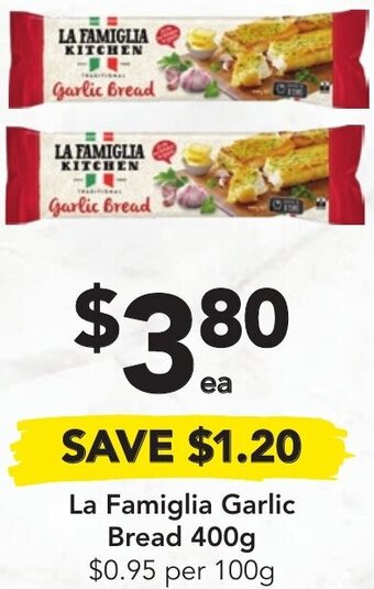 La Famiglia Garlic Bread 400g