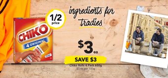 Chiko Rolls 4 Pack 650g