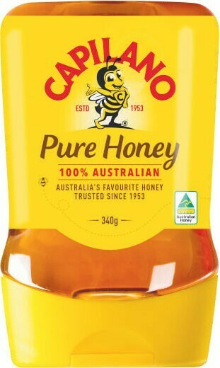 Coles Capilano 100% Pure Australian Upside Down Squeeze Honey 340g offer