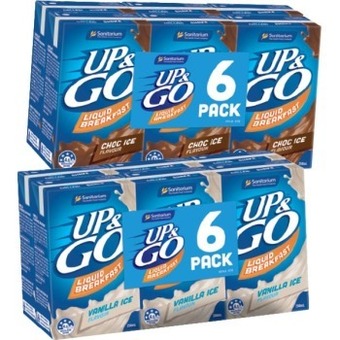IGA Sanitarium up & go 6x250ml selected varieties offer