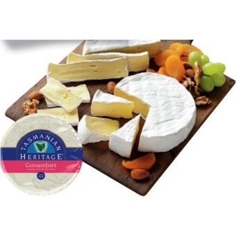 IGA Tasmanian heritage camembert or double brie cheese 250g offer