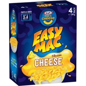 IGA Kraft easy mac 4 pack selected varieties offer