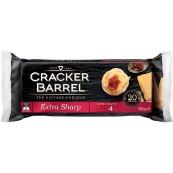 IGA Cracker barrel extra sharp cheese 250g offer