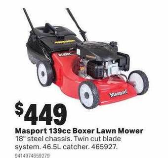 Masport 139cc boxer lawn mower