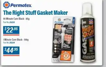 Burson Auto Parts Permatex the right stuff gasket maker offer
