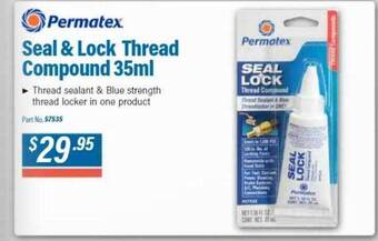 Permatex seal & lock thread compound 35ml