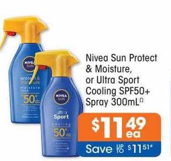 nivea sun ultra sport protect cooling