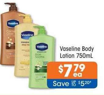 Good Price Pharmacy Vaseline body lotion 750ml offer