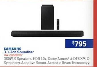 Retravision Samsung 3.1.2ch soundbar offer