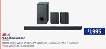 Retravision Lg 9.1.5ch soundbar offer