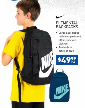 Nike elemental backpacks