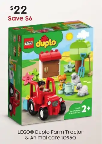 Lego Duplo Farm Tractor & Animal Care 10950