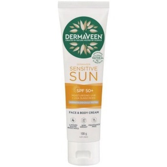 Coles Dermaveen sensitive sunscreen spf50+ 100g* offer