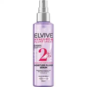 Coles L’oreal elvive hyaluron plump serum 150ml offer