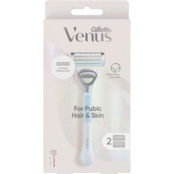 Coles Gillette venus pubic hair & skin razor kit 1 pack offer