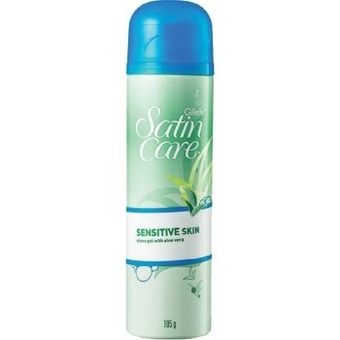 Coles Gillette satin care sensitive skin shave gel 195g offer