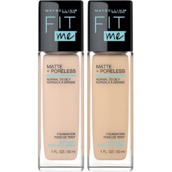 Coles Maybelline fit me matte + poreless liquid foundation 30ml offer