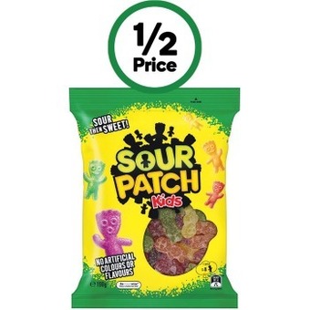 Woolworths Sour patch kids 190g offer