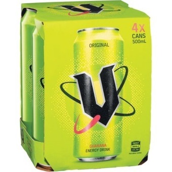 Woolworths V energy drink 4 x 500ml offer