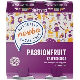 Nexba crafted soda 4 x 250ml