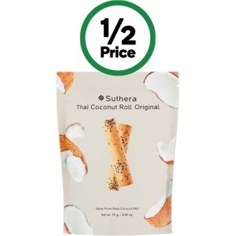 Woolworths Suthera coconut rolls 70g offer