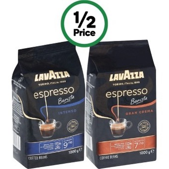 Woolworths Lavazza barista beans 1 kg offer