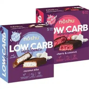 Woolworths Noshu low carb bars 160g pk 6 offer