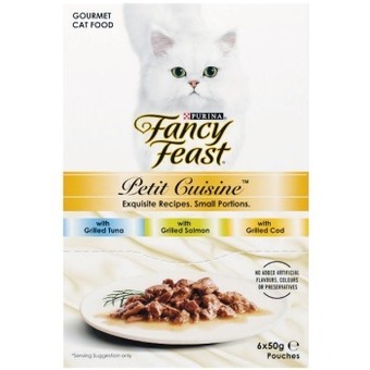 Woolworths Fancy feast wet cat food pk 6 x 50g offer