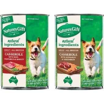 Woolworths Nature’s gift wet dog food 700g offer