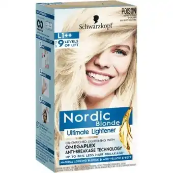 Woolworths Schwarzkopf nordic blonde ultimate lightener offer