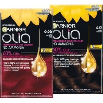 Woolworths Garnier olia permanent hair colour offer