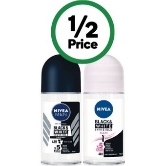 Woolworths Nivea roll on deodorant 50ml offer