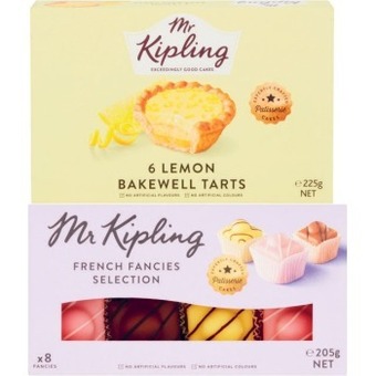 Coles Mr kipling fancies or bakewells 205g-250g offer