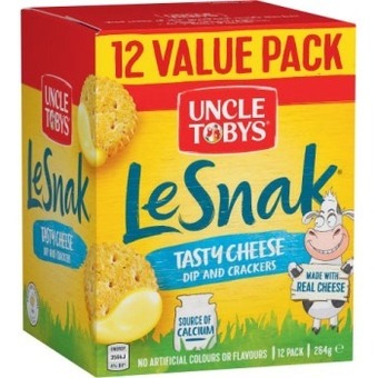 Coles Uncle tobys le snak value pack 264g offer