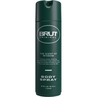 Coles Brut original antiperspirant or body spray deodorant 130g offer