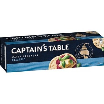 Woolworths Captain’s table water crackers 125g offer