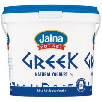 Woolworths Jalna pot set greek yoghurt 2 kg offer