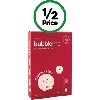 Woolworths Bubbleme tea kits 280g offer