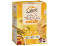 Woolworths Sunbites Crackers 105-110g offer