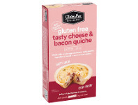 Woolworths Gluten Free Bakehouse Tasty Cheese & Bacon Quiche 280g Pk 2 offer