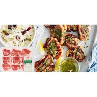 Coles Coles australian lamb loin chops large tray offer