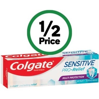 Woolworths Colgate sensitive pro-relief toothpaste 110g~ offer