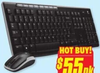 The Good Guys Wireless Mouse & Keyboard MK270R offer