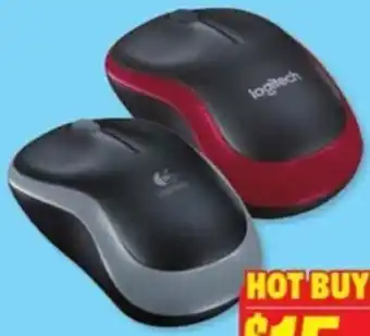 M185 Wireless Mouse - Grey or Red