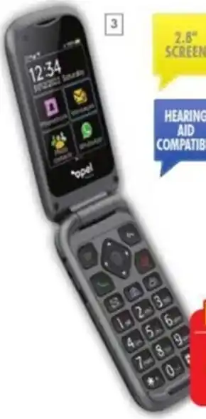 The Good Guys Mobile Touchflip 4GB Flip Phone offer