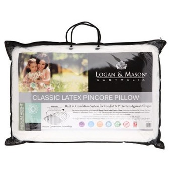 Spotlight Logan & mason classic latex pillow offer
