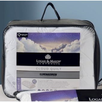 Spotlight 50% off logan & mason platinum collection cloud quilt offer