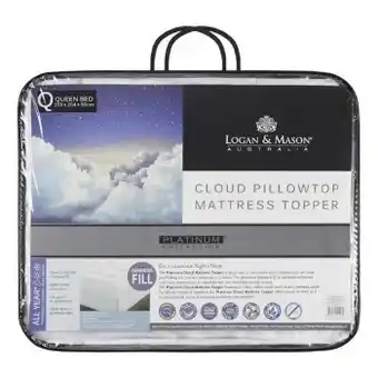 Spotlight 50% off logan & mason platinum collection cloud mattress topper offer