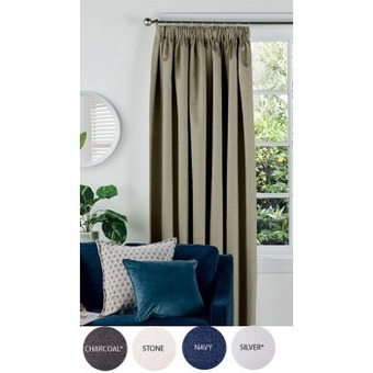 40% off abbey blockout pencil pleat curtains